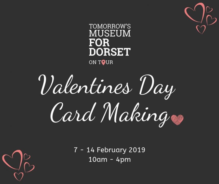 Dorset County Museum logo for Valentine's Day Card Making