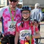 Merida Pearce youngest participant to cycle 54 miles aged 12