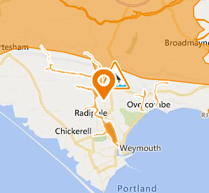 Flood Alert Weymouth rivers and streams