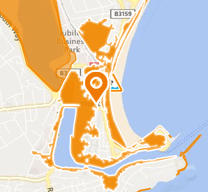 Flood alert - Weymouth Harbour 100320