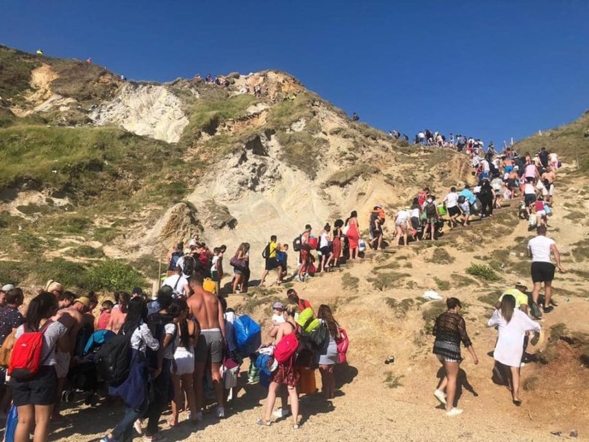 Scene at Durdle Door