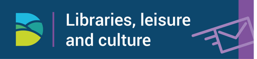 Libraries, leisure and culture logo