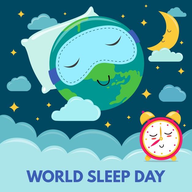 World sleep day logo