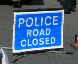 Police road closed