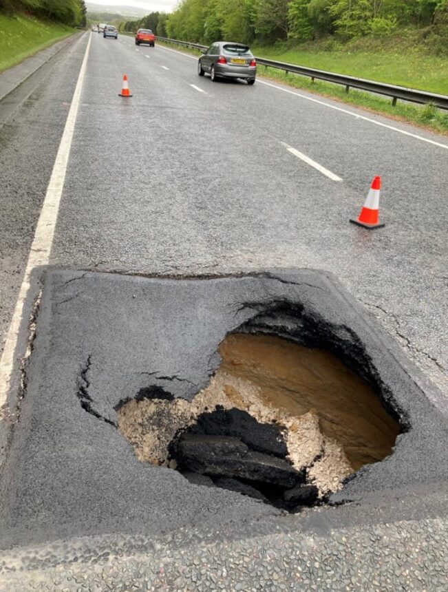 UPDATED A35 westbound Bere Regis to Stinsford remains closed