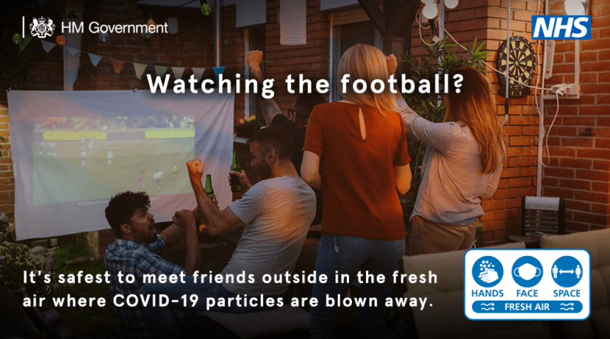 Watching the football