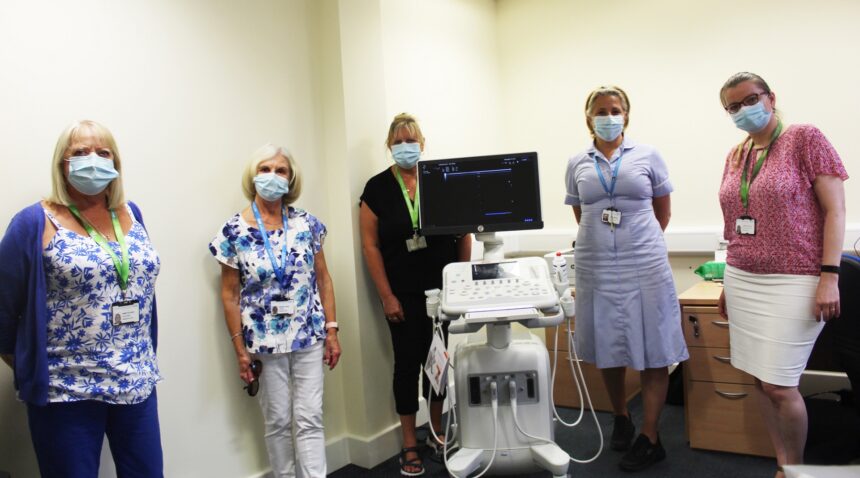Rheumatology Dept ultrasound donation Sept 2021