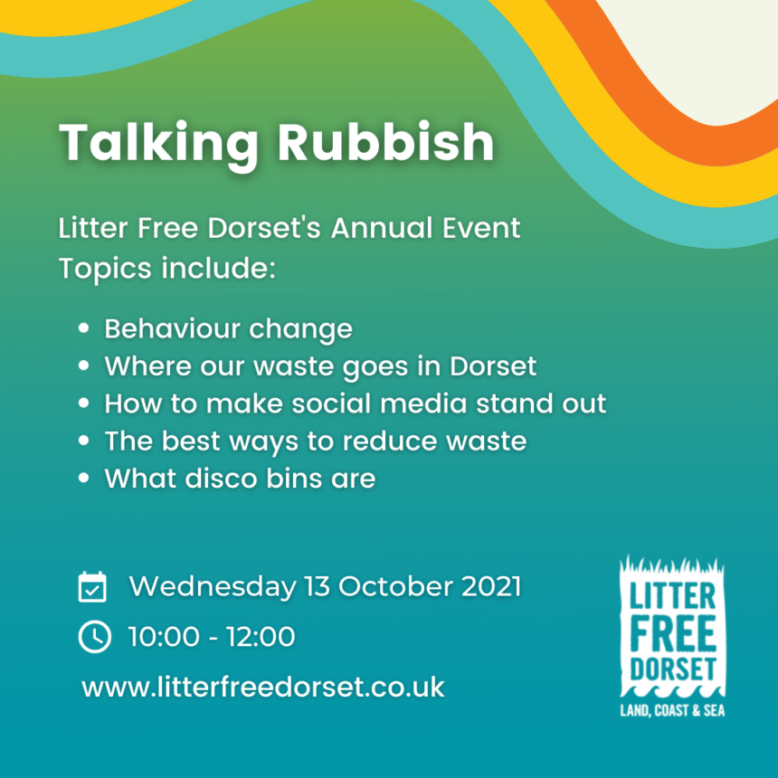 Talking Rubbish - poster Annual Event 2021