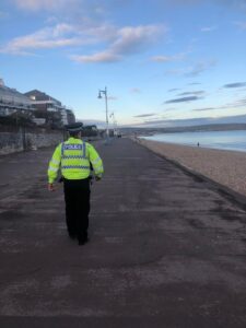 Dorset Police Officer on Weymouth Esplanade