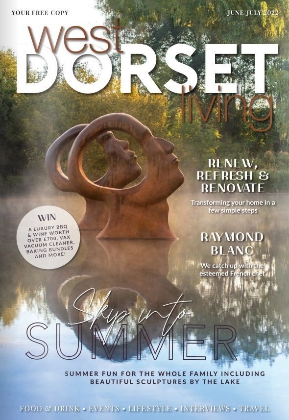 West Dorset Living magazine cover June-July 2022