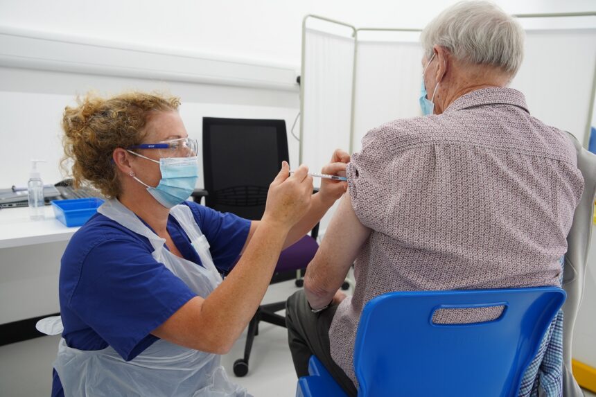 Opening of new Covid-19 Vaccination Centre at Kings Park Hospital operated by Dorset Healthcare University NHS Foundation Trust