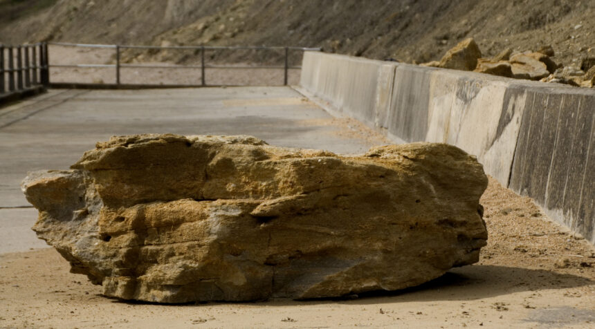 West Bay rock fall