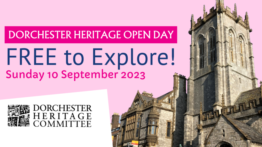 Dorchester Heritage Open Day poster