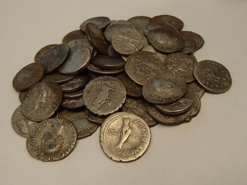 A selection of coins from the hoard. © The British Museum - Attribution 2.0 Generic (CC BY 2.0)