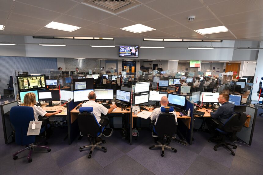 Dorset Police Control Room