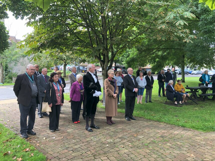 Members of the public with the Dorset High Sherriff