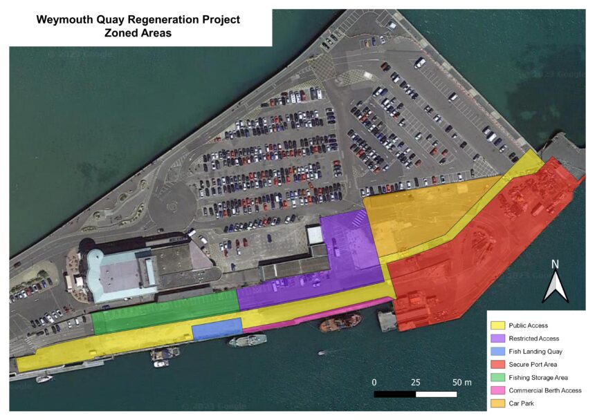 Weymouth Peninsular Zoned areas