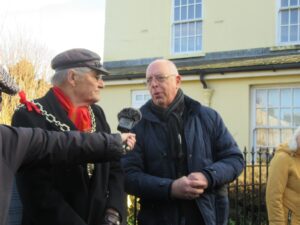 The Mayor and Cllr Gareth Jones