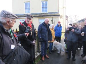 Millstream info board unveiling event