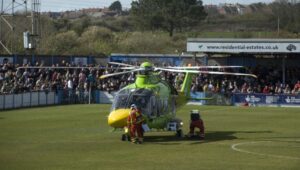 Medical emergency at Bob Lucas Stadium