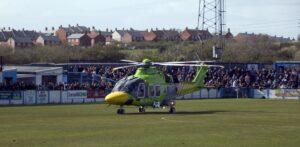 Medical emergency at Bob Lucas Stadium