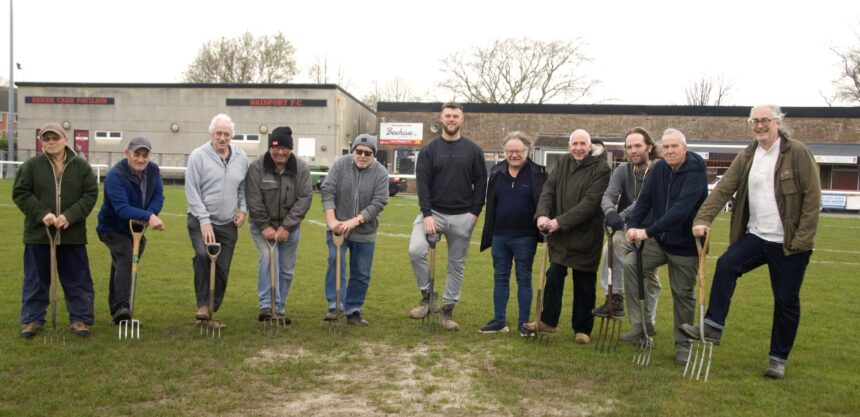 Adrian Scadding is 5th from right in line up. Photo credit: Idris Martin