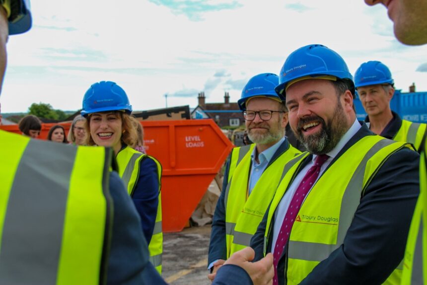 Health Secretary Victoria Atkins and Chris Loder at DCH 