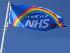 Thank you NHS flag