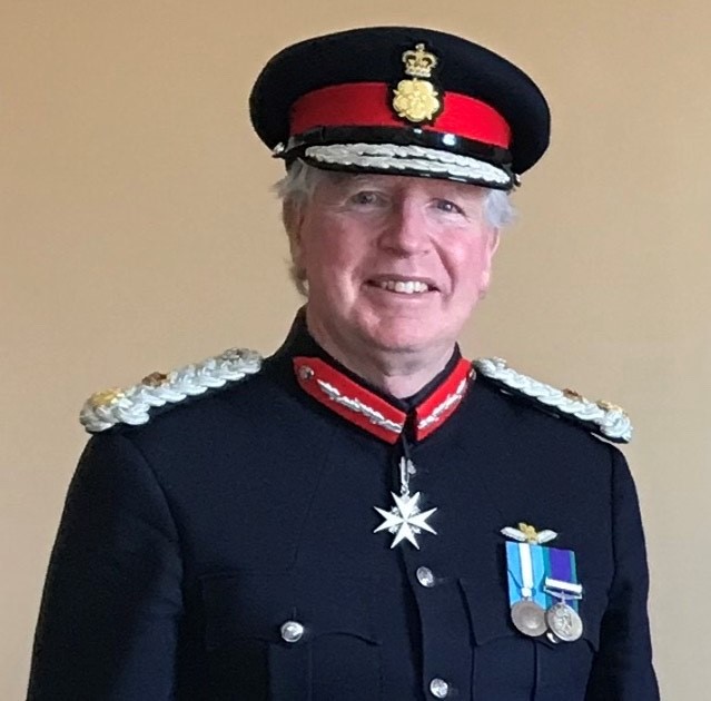 Retiring Lord Lieutenant Angus Campbell CVO