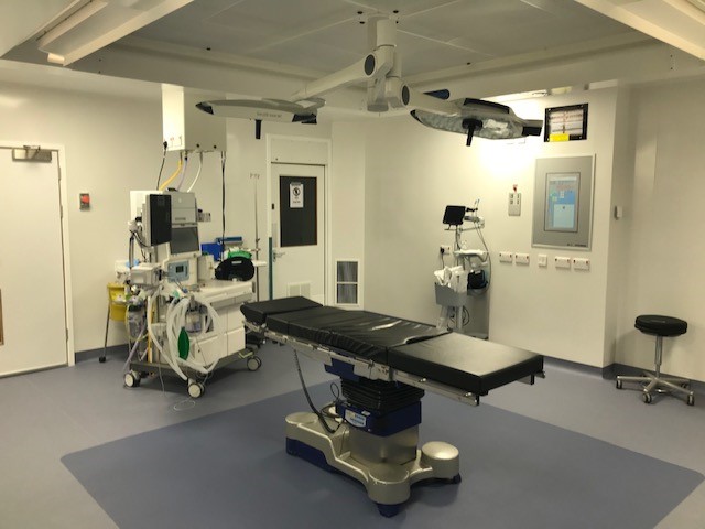 inside the new theatre space at Weymouth Community Hospital