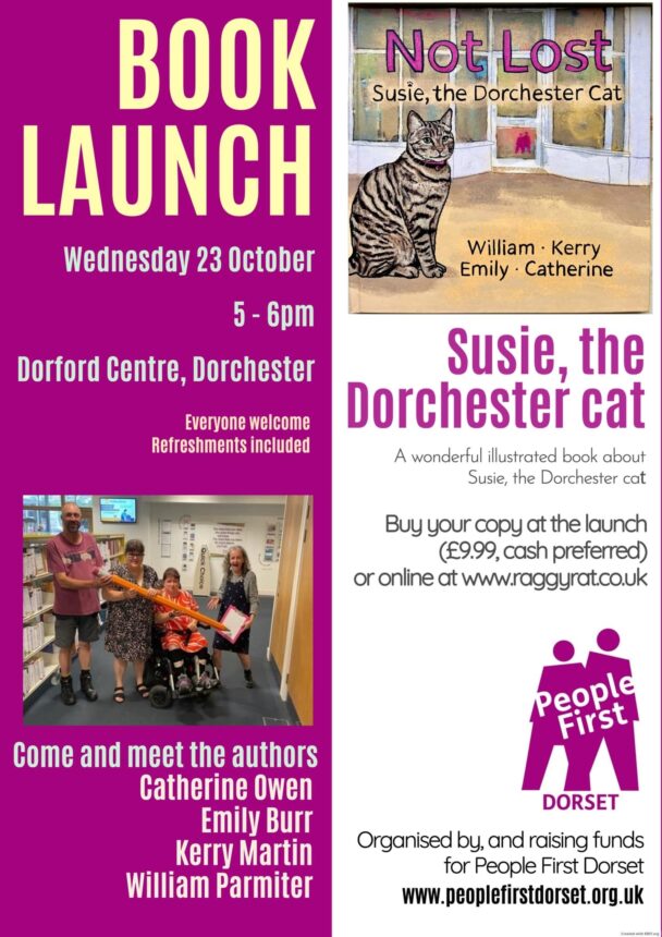 Susie the Cat book launch poster