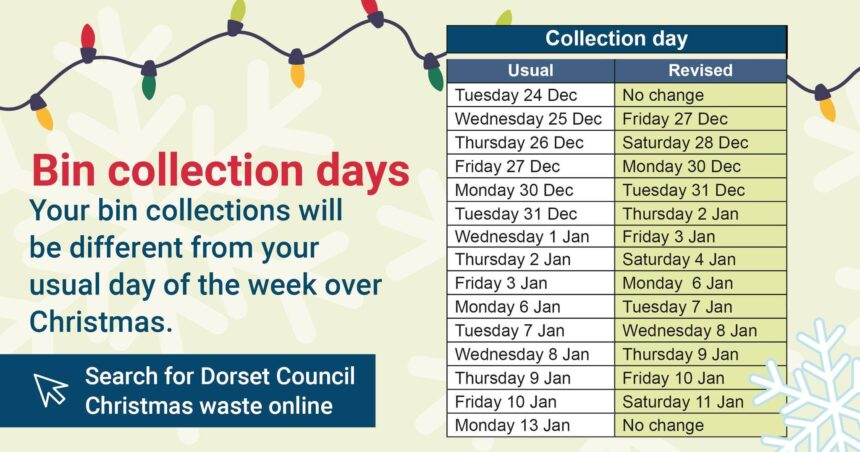 When are my bins going to be collected over Christmas? - let us tell you