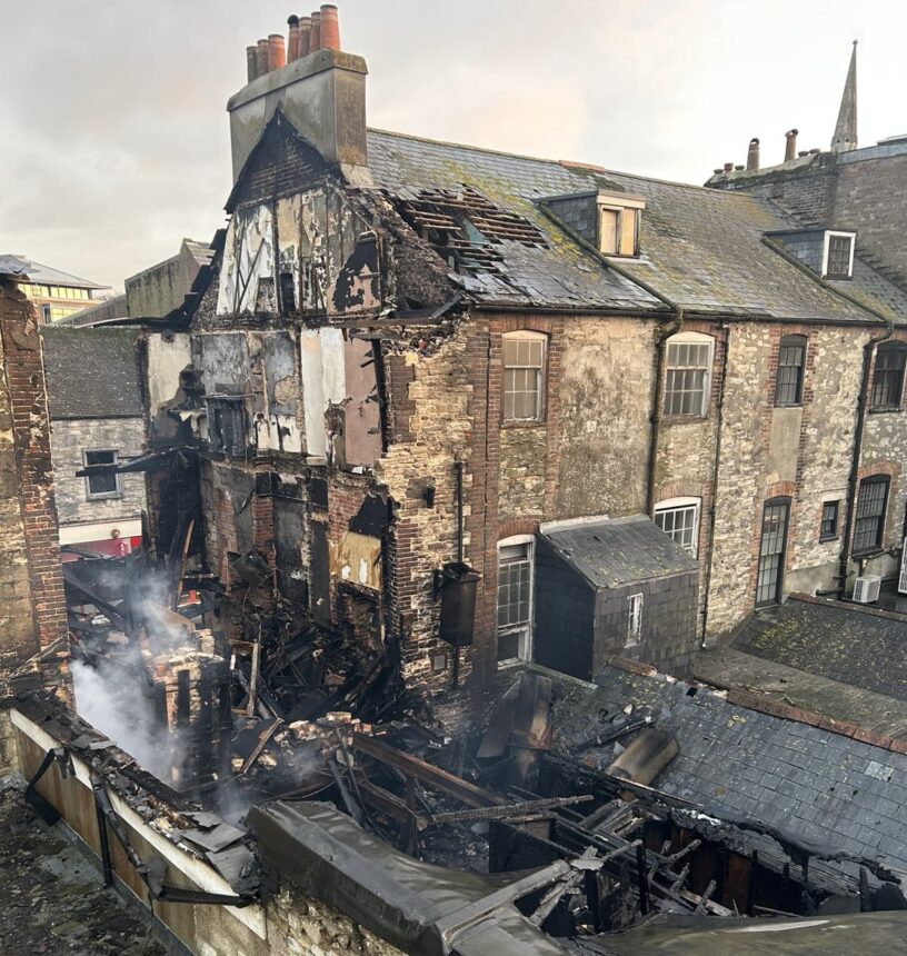 Latest on Dorchester fire which has destroyed the Gorge Cafe