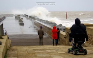 West Bay with Storm Darragh 071224 01