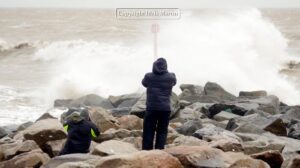 West Bay with Storm Darragh 071224 05