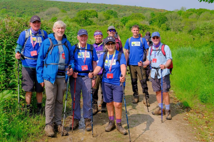 Michael Dooley and team on the 2024 trail