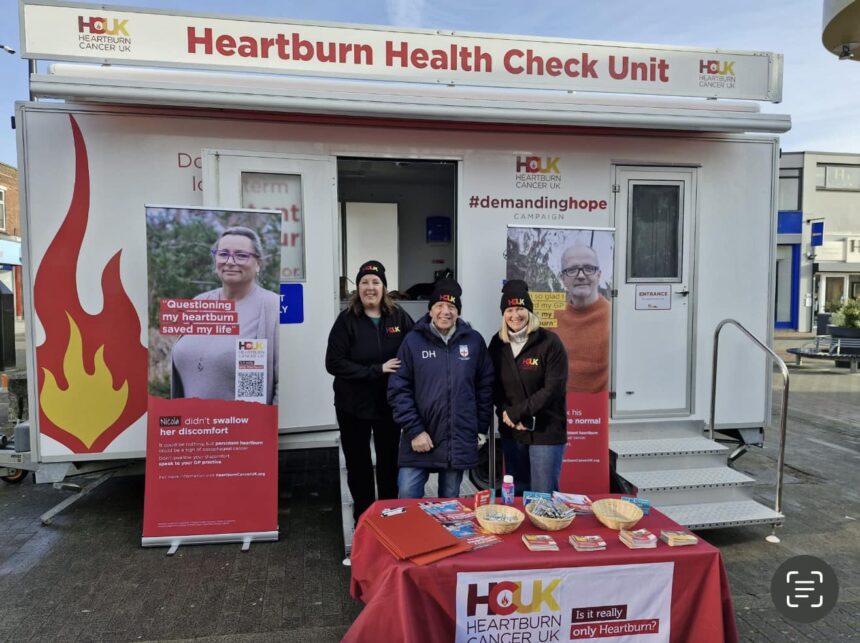 Heartburn Cancer charity photo