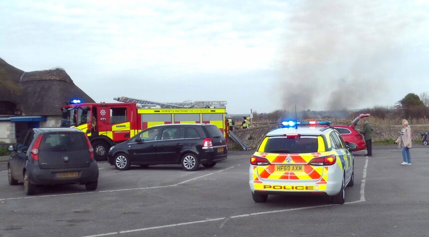 Fire breaks out at Radipole Nature Reserve