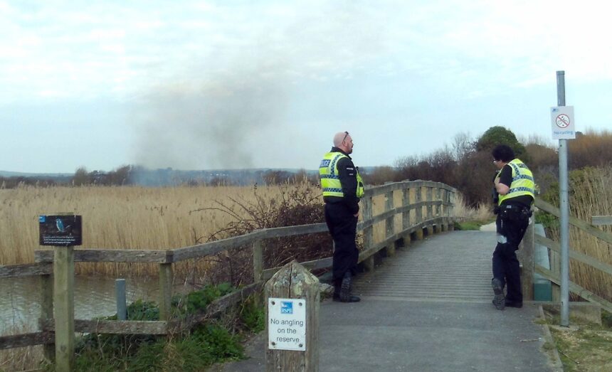 Fire at Radipole 060325 03