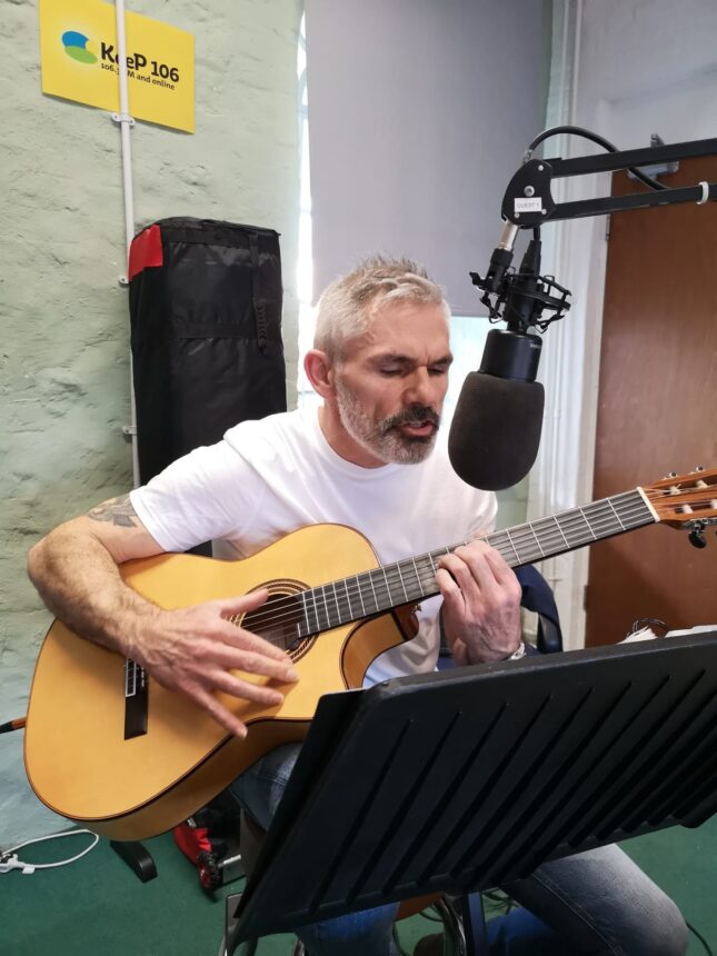 A session with local musician Will Adams talking to Andy Senior