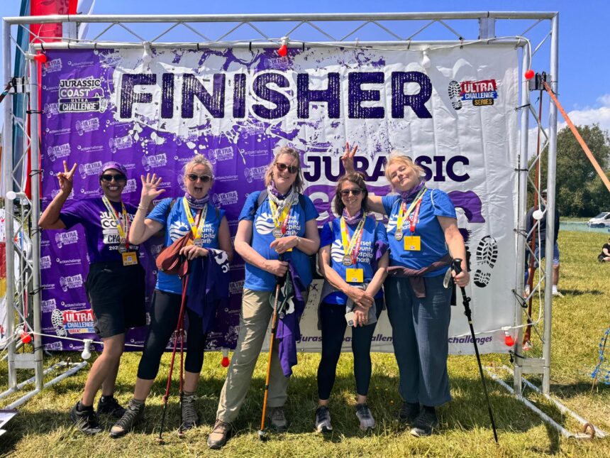 10K finishers for the Jurassic Coast Challenge