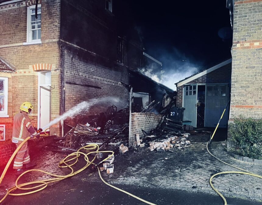 Early hours residential fire in Dorchester