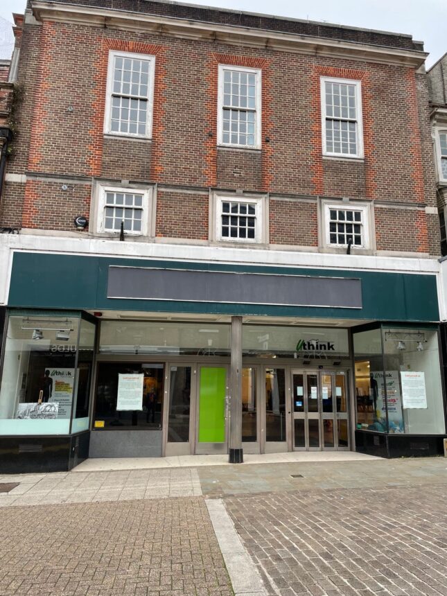 Former M & S store in Dorchester