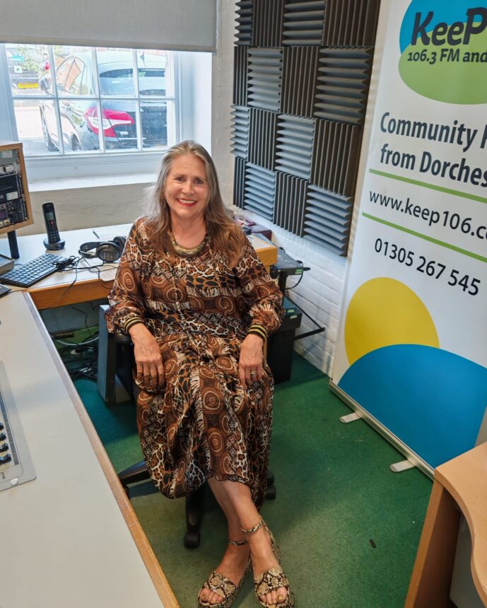 Olivia Nurrish in the studio