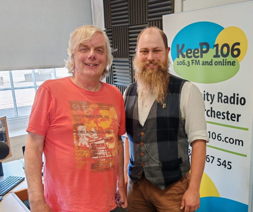 Andy Senior with Alastair Braidwood