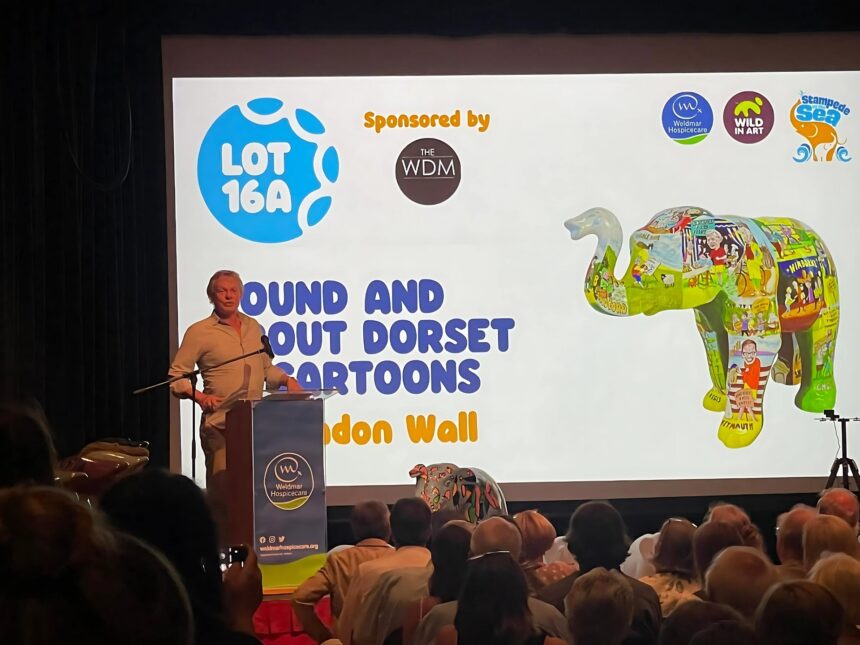 Martin Clunes at the auction