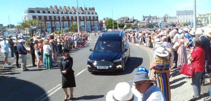 Funeral cortege for John ‘Sooty’ Stockley 