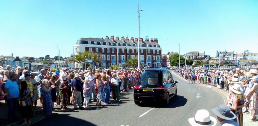 Funeral cortege for John ‘Sooty’ Stockley 