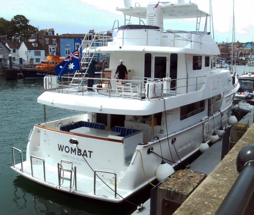 Australian boat Wombat