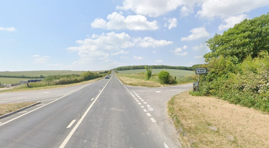 Man and woman suffer life-threatening injuries in crash on the A35 at Kingston Russell